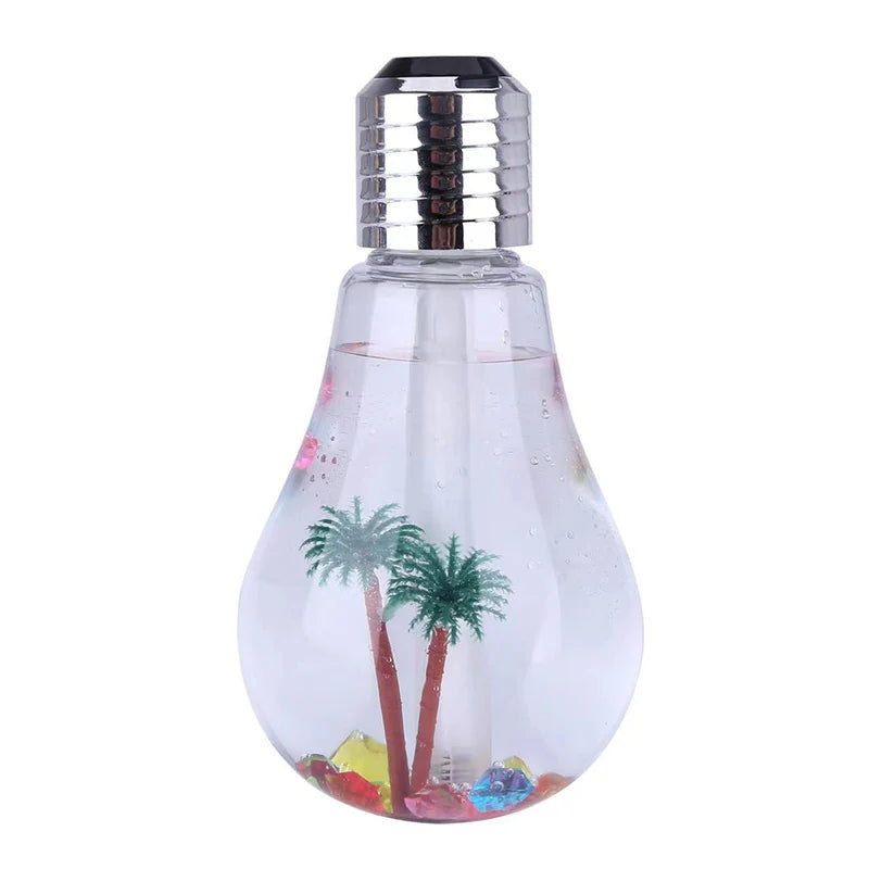 Bedroom Desktop Humidifier Compact Bulb Small Air Humidifiers Large Mist Quiet USB Aroma Essential Oil Diffuser Mini Ultrasonic