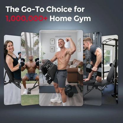 FLYBIRD Adjustable Weight Bench, Astm-Certified 800LBS Workout Bench Foldable for Home Gym, 90° to -30° FID and 30In Extended Backrest for Bench Press Strength Training Exercise#Summervibes Summervibes,