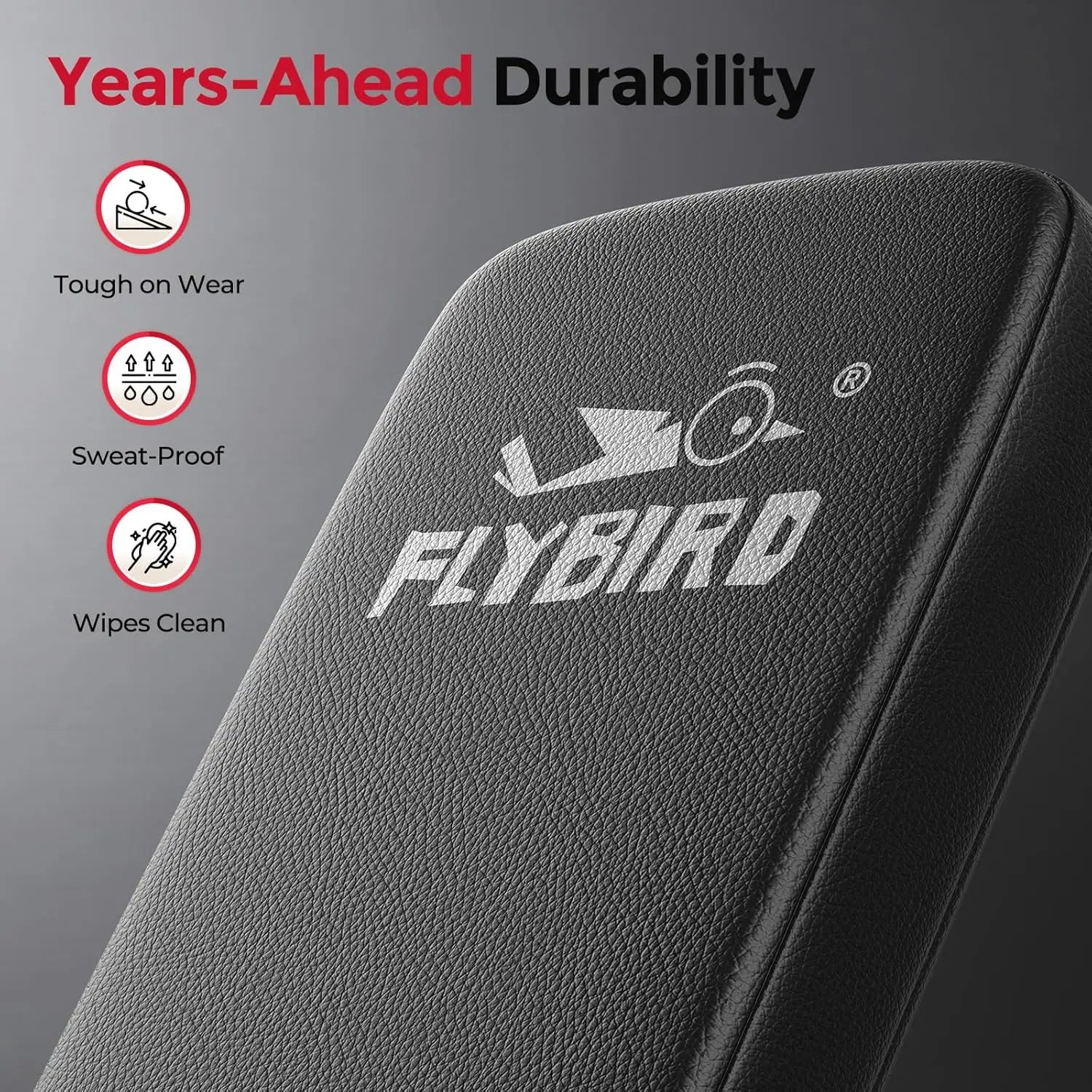 FLYBIRD Adjustable Weight Bench, Astm-Certified 800LBS Workout Bench Foldable for Home Gym, 90° to -30° FID and 30In Extended Backrest for Bench Press Strength Training Exercise#Summervibes Summervibes,