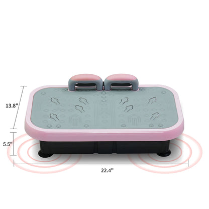 Vibration Plate Fitness Platform with handle Whole Body Exercise Machine with 120 Speed Levels, Lymphatic Drainage, Fat Burning, and Weight Loss, Perfect for Women, Men, and Home Gym exercise